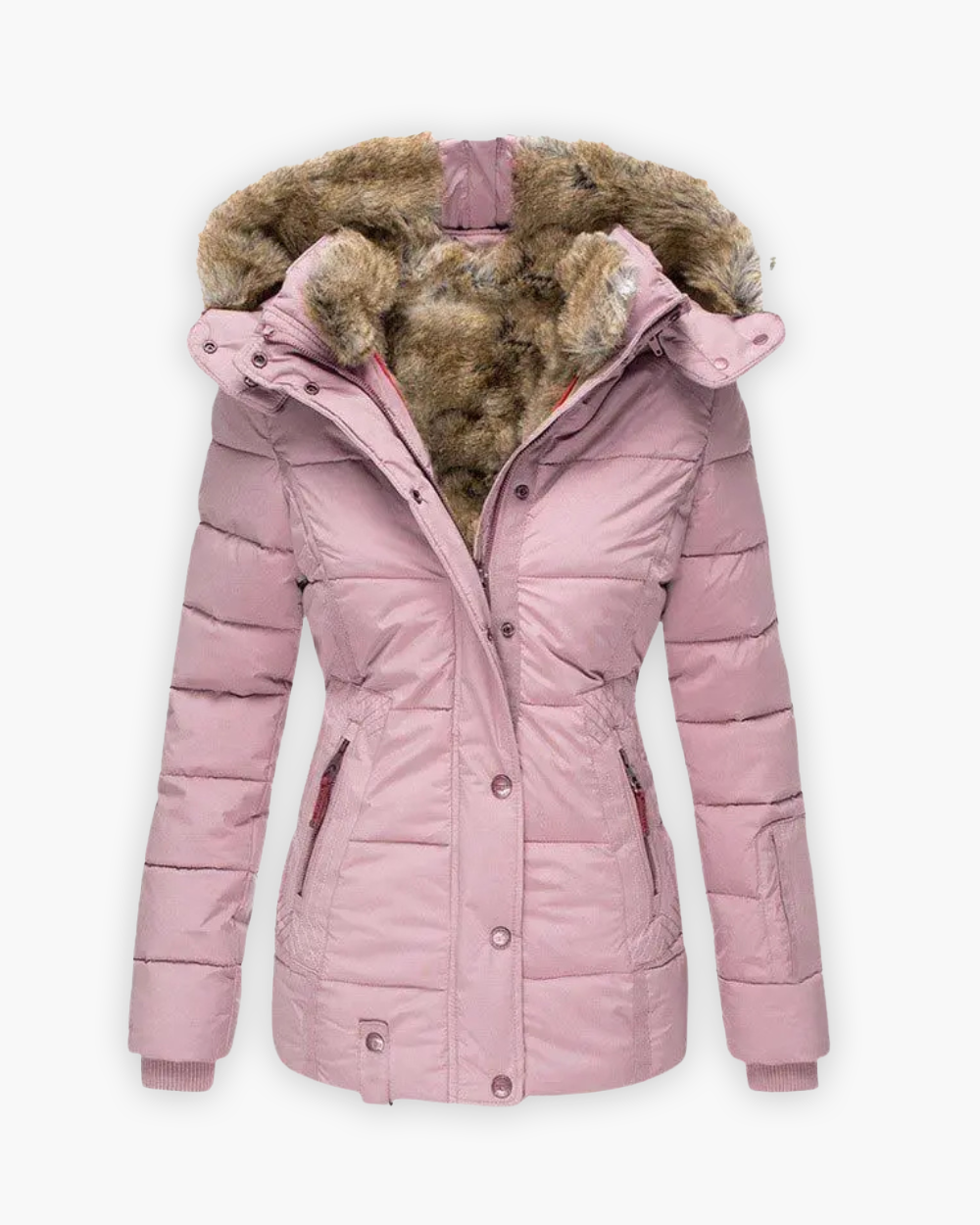 Friederike | Steppjacke mit Fellfutter