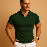 Roman | Herren Poloshirt Slim Fit Modern in Grün