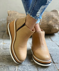 Agathe | Freizeitstiefel in Kaki