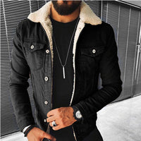 Stylische Denim-Jacke für Männer - Rik in Schwarz