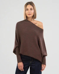Sophia | Weicher Vielseitiger Pullover in Braun