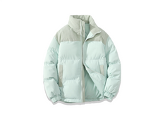 Stilvolle Herren Winter Pufferjacke in Hellgrün