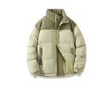 Stilvolle Herren Winter Pufferjacke in Grün