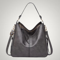 Allison | Damen Schicker Vielseitiger Leder Tasche in Grau