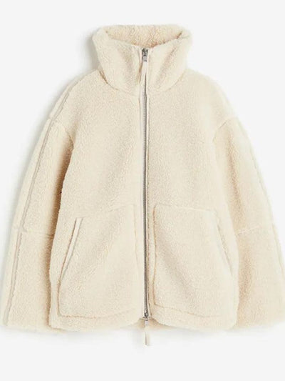 Damen Plüsch Fleece Winterjacke - Rianne