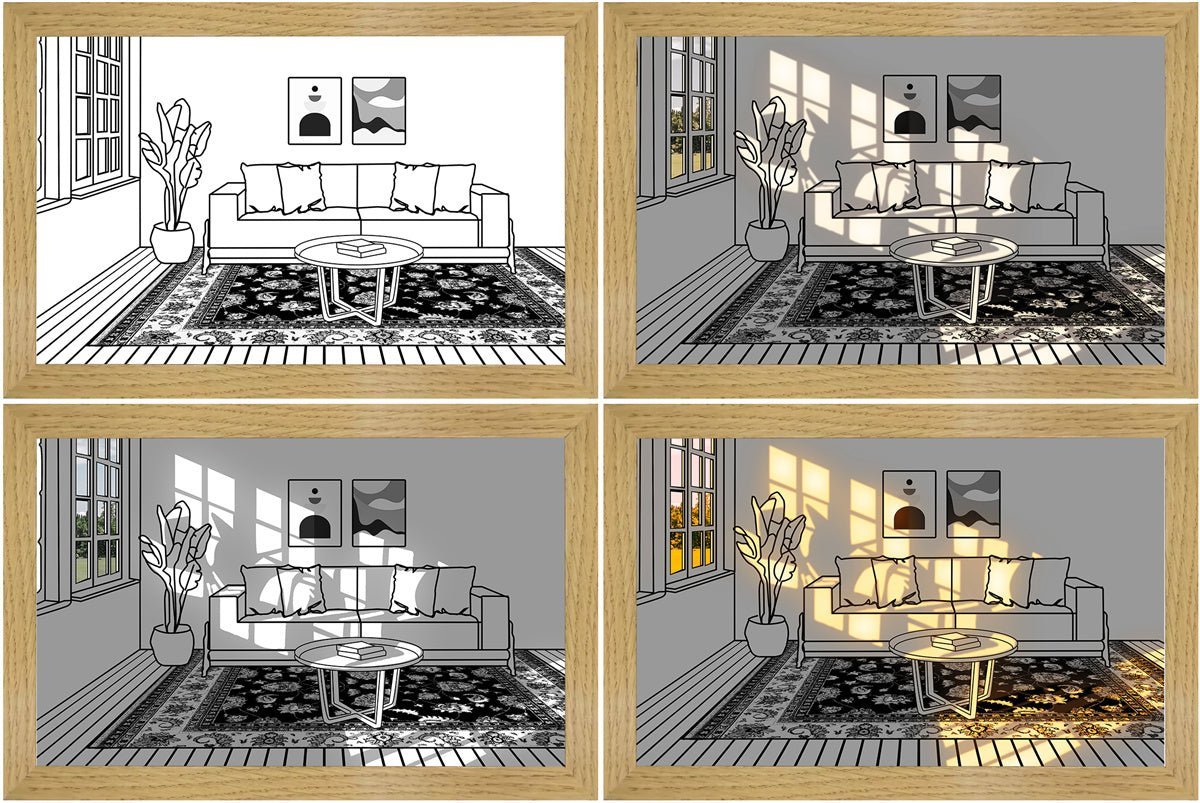 LED Leuchtenbild – Luminza