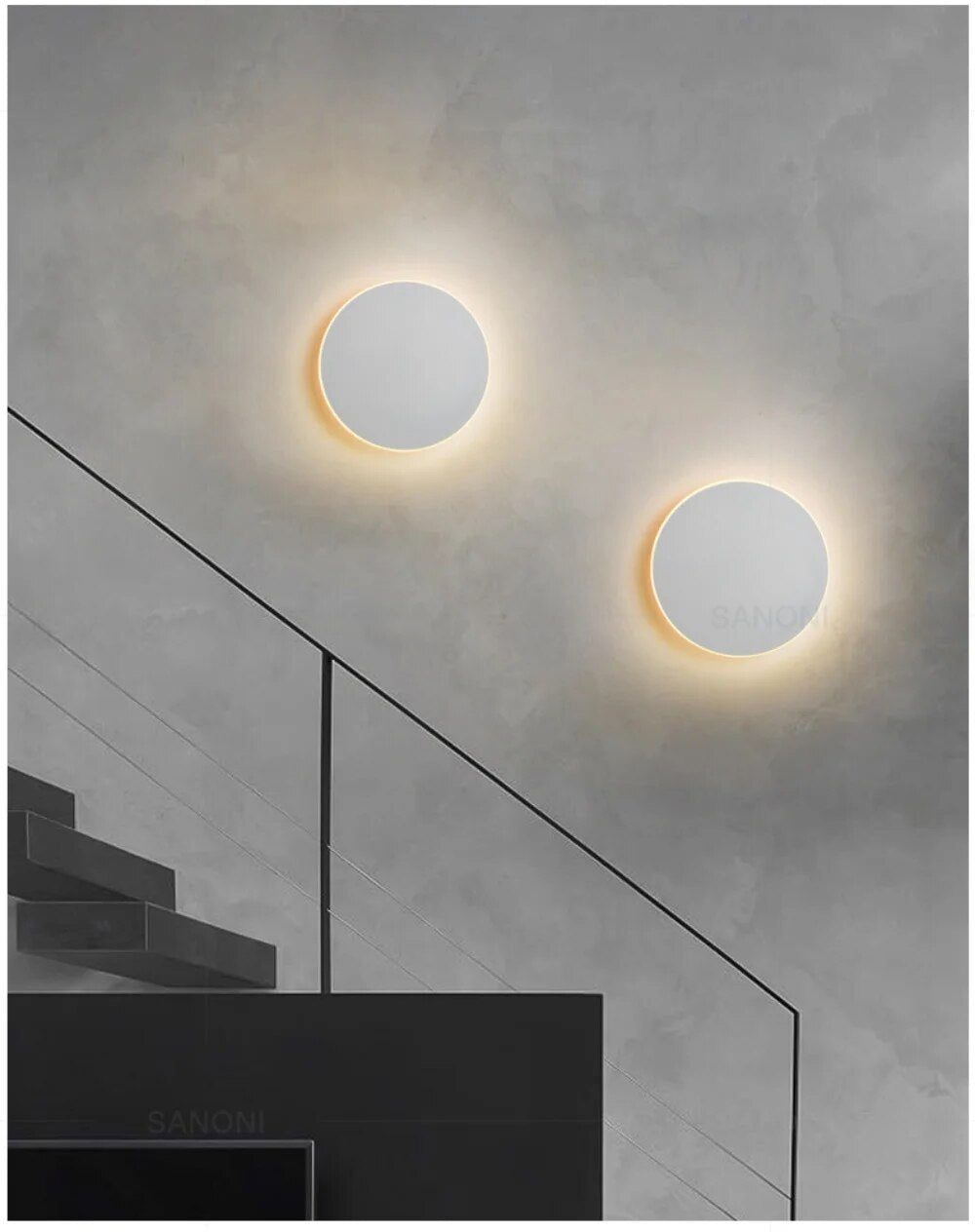 Moderne LED-Wandleuchte – Lumeo