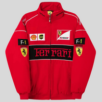 Vintage-Rennjacke - Nico in Rot