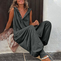 Iya - Jumpsuit in Dunkelgrau
