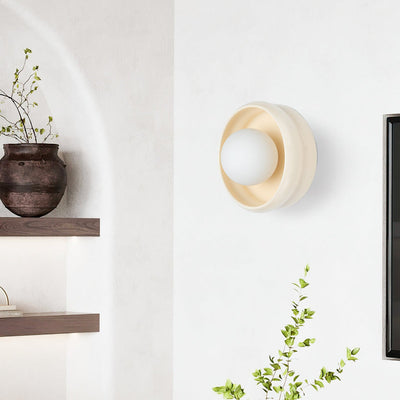 Runde Keramik-Wandleuchte – Circo