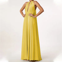 Elsa - Atemberaubendes Sommer-Maxikleid in Gelb