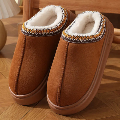 Sally™ | Premium Damen Slipper mit Fell