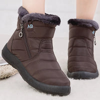 Damen Winter-Schneestiefel | Lässig in Braun