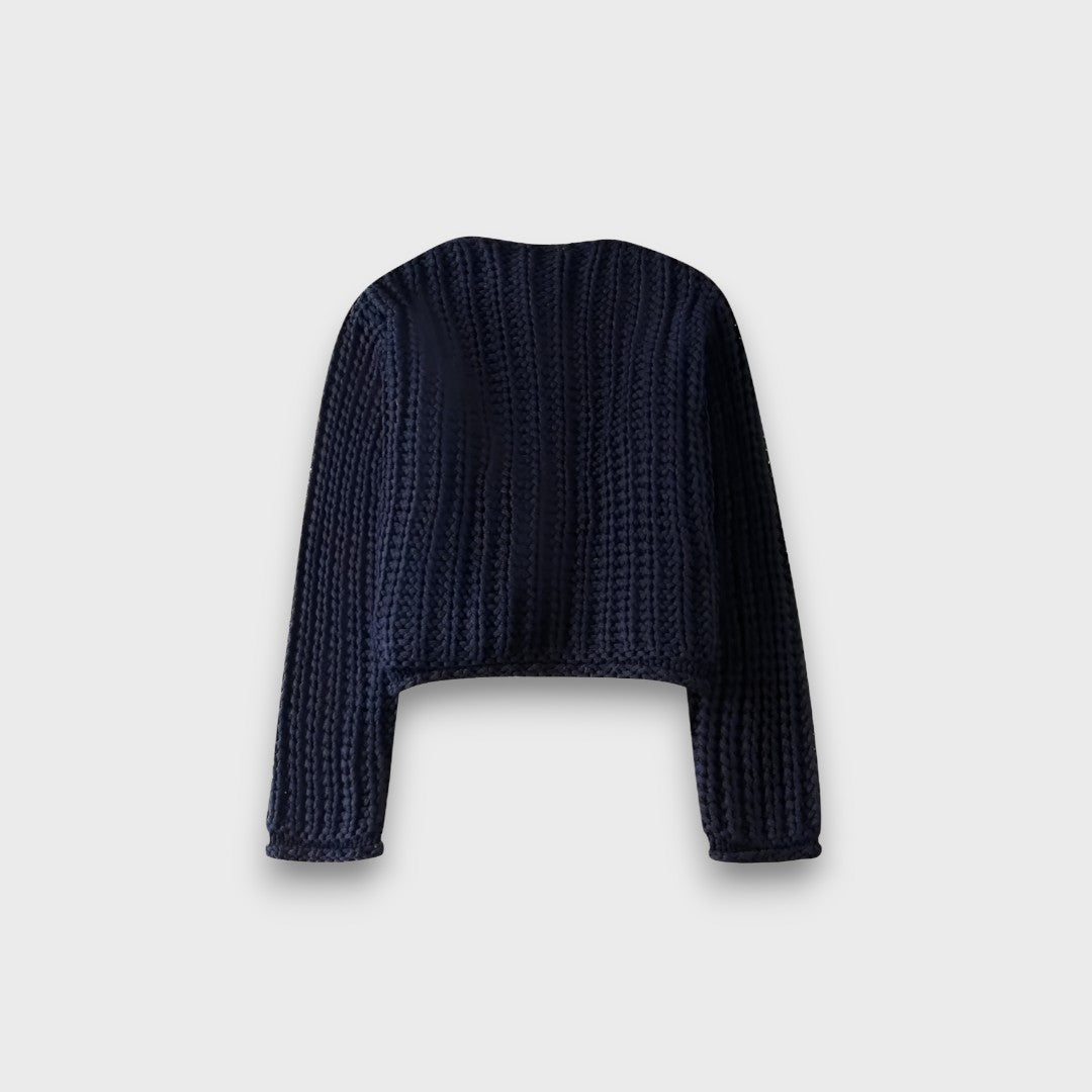 Moretta – Kurzer Cardigan im Chunky-Strick