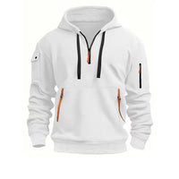 Hoodie Herren Mit Reißverschluss | Casual & Praktisch in Weiß