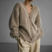 Odetta - Luxuriöser Strickpullover in Beige
