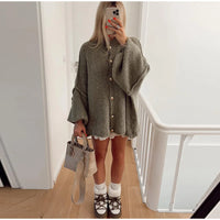 Eliana | Lässiger Oversize-Cardigan in Grün