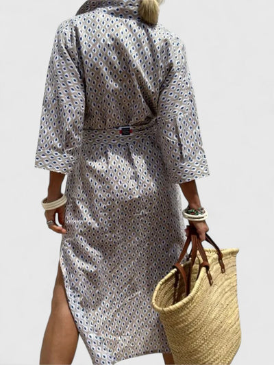 Amarise | Gestreiftes Blusenkleid