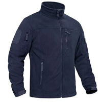 Ivan | Pullover mit Stehkragen in Marineblau