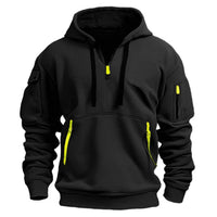 Hoodie Herren Mit Reißverschluss | Casual & Praktisch in Schwarz