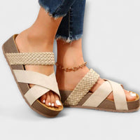 Diana - Orthopädische Fashion-Sandalen in Beige