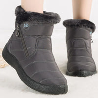 Damen Winter-Schneestiefel | Lässig in Grau