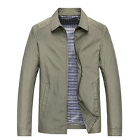 Übergangsjacke Herren Businessstil | Leicht & Wasserabweisend in Khaki