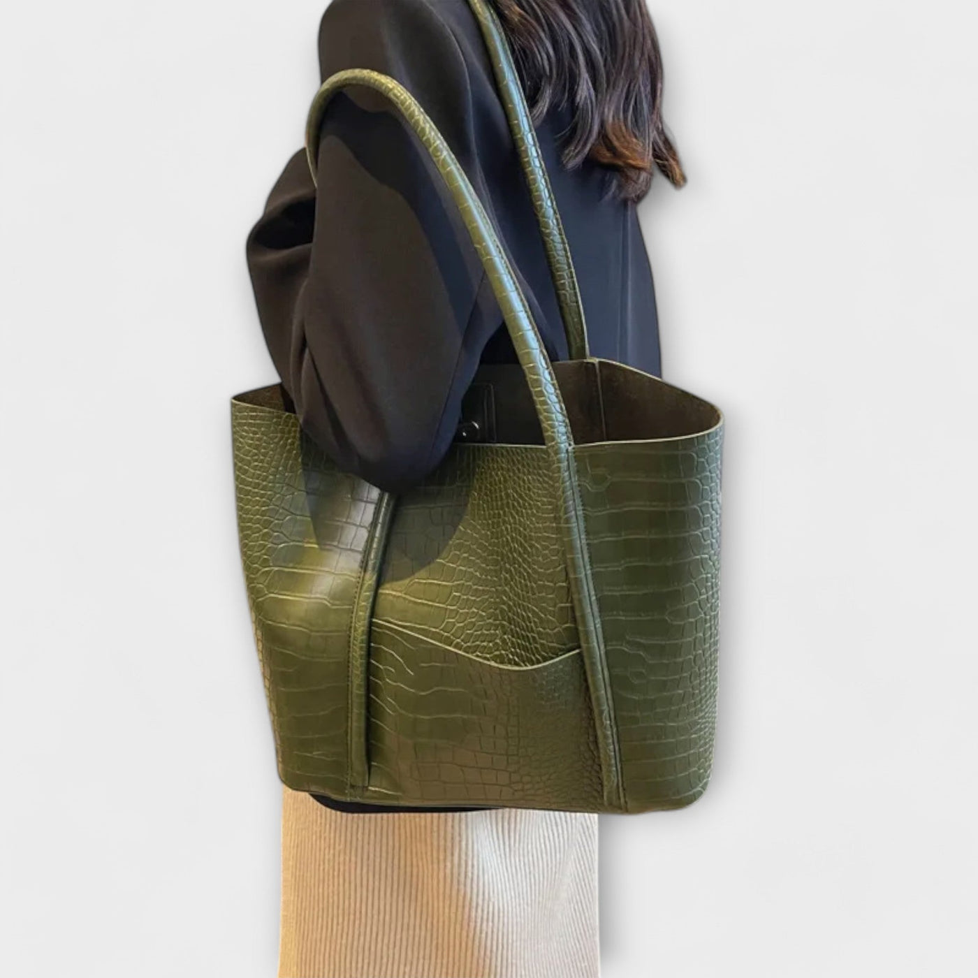 Serelina – Elegante Schultertasche mit Struktur