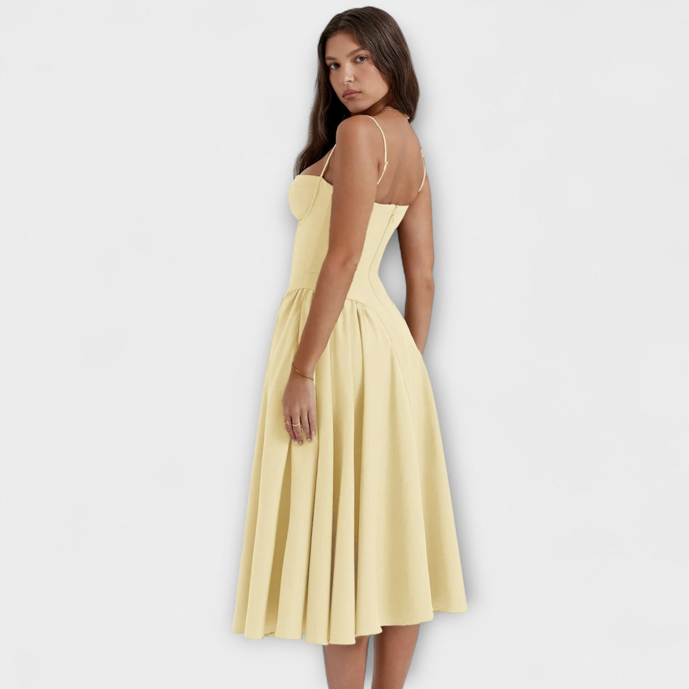 Rosalie - Verfeinertes ärmelloses Korsettkleid