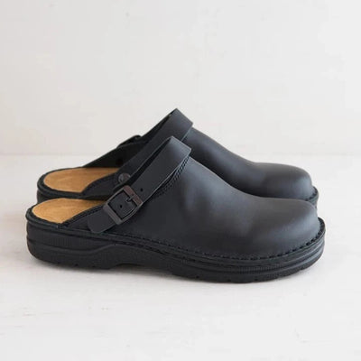 Unisex Sommer-Clogs mit Schnallenriemen und veganem Leder