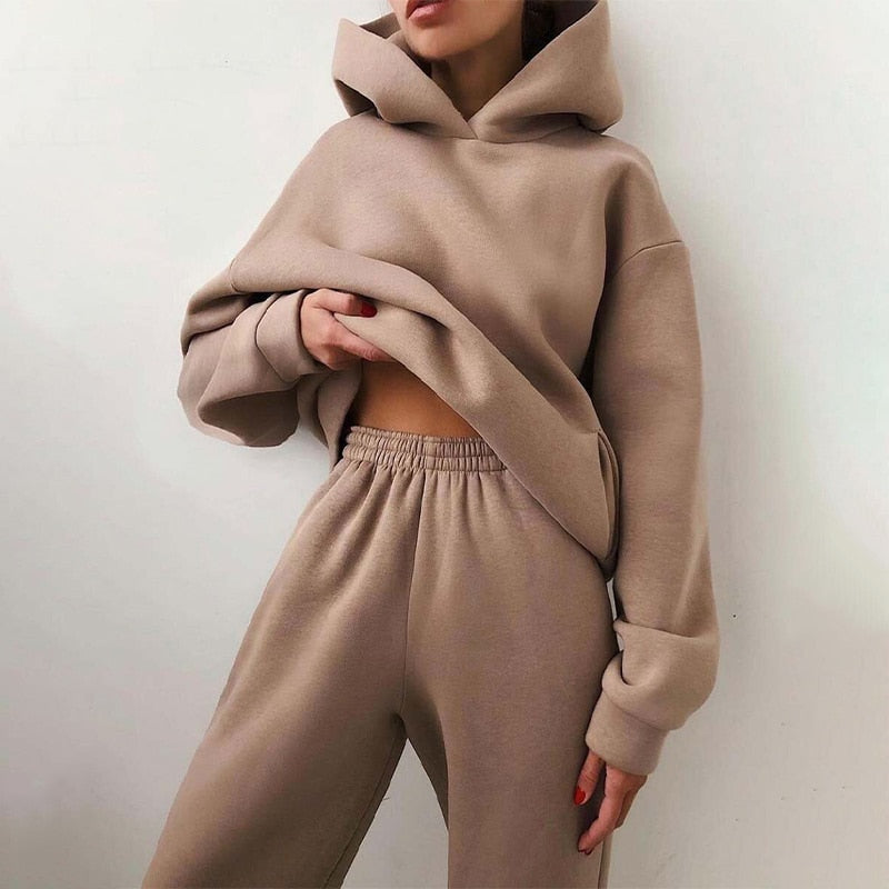 Damen Oversized Lounge Jogging Set – Liv