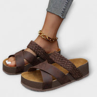 Diana - Orthopädische Fashion-Sandalen in Braun