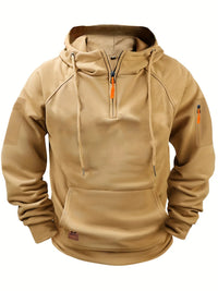 Hoodie Herren Warm Mit Kapuze | Casual & Funktional in Khaki