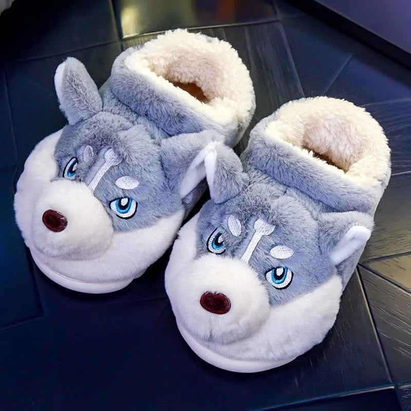 Süße Husky Damen Hausschuhe – Novi