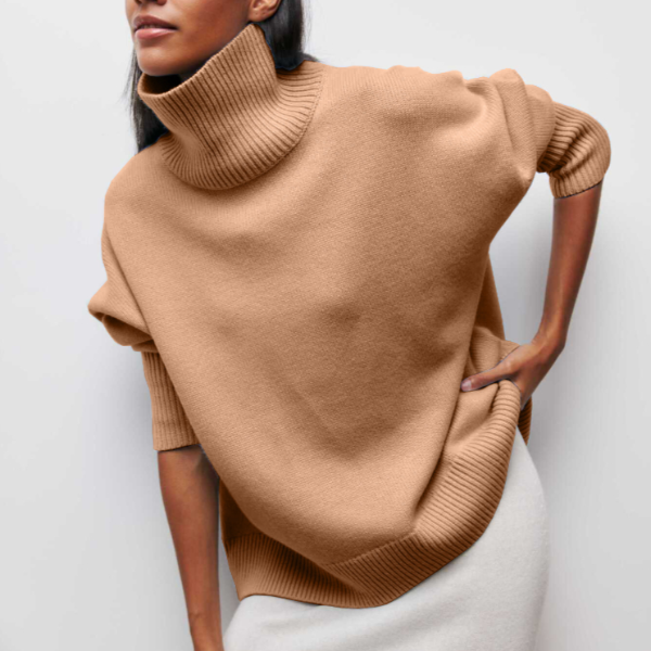 Ruth | Damen Oversized Rollkragenpullover | Winter