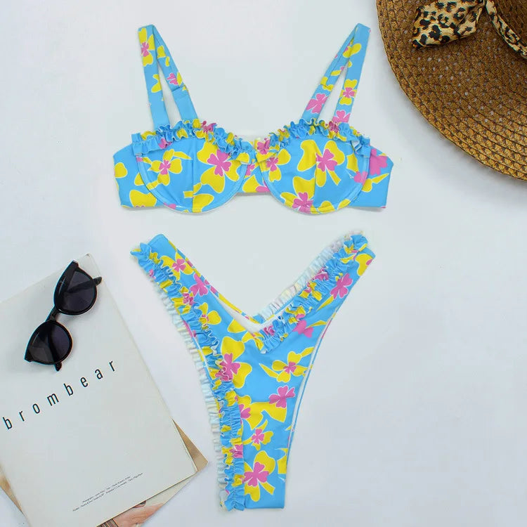 Yomara® | Süßer Bikini mit Rüschendetails
