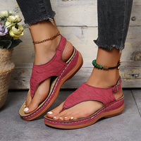Greta | Stylishe Orthopädische Zehensandalen für Damen in Rot