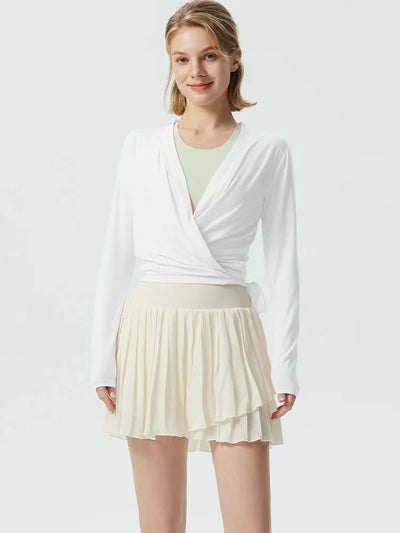 Siria | Pilates Wickelshirt Langarm