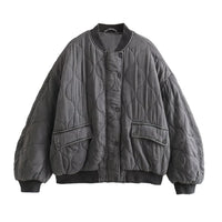 Elegante Damen-Winterjacke - Hennie in Grau