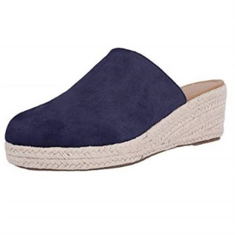 Retro Chic Keilabsatz Sandalen - Vera