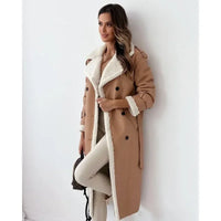 Monroe - Warme Jacke in Khaki