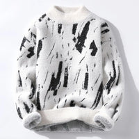 Arnold | Kaschmir-Halber Rollkragenpullover im Streetwear-Stil in Weiß