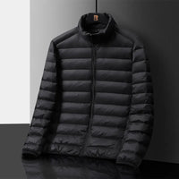 Markus | Gesteppte Jacke Herren modern & lässig in Schwarz