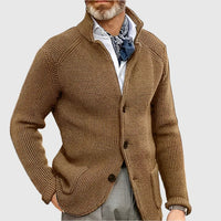 Philipp | Herren Raffinierte Knöpfen Strickjacke in Beige