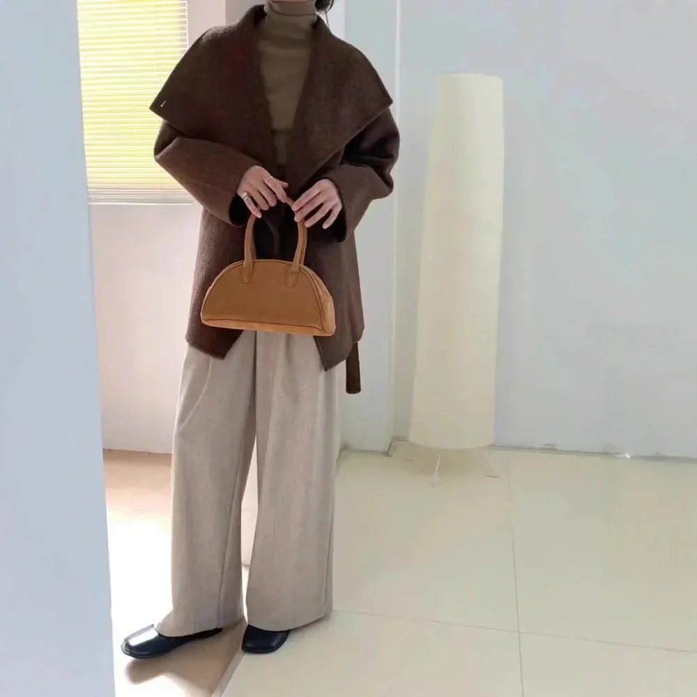 Velmira | Seide und Wolle Mantel