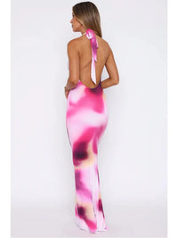 Bella | Rückenfreies Partykleid in Rosa