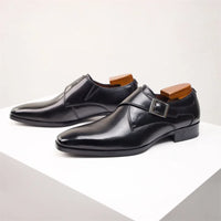 Ralf | Herren Leder Business Schuhe in Schwarz