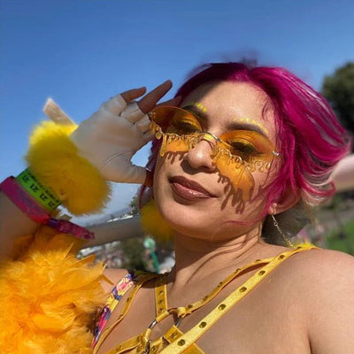 Felicity - Modische Sonnenbrille mit Kristallverzierungen