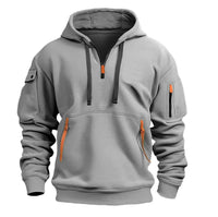 Hoodie Herren Mit Reißverschluss | Casual & Praktisch in Grau