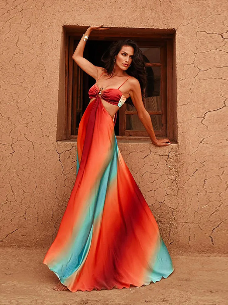 Jaycee - Zeitloses Slim-Fit-Maxikleid